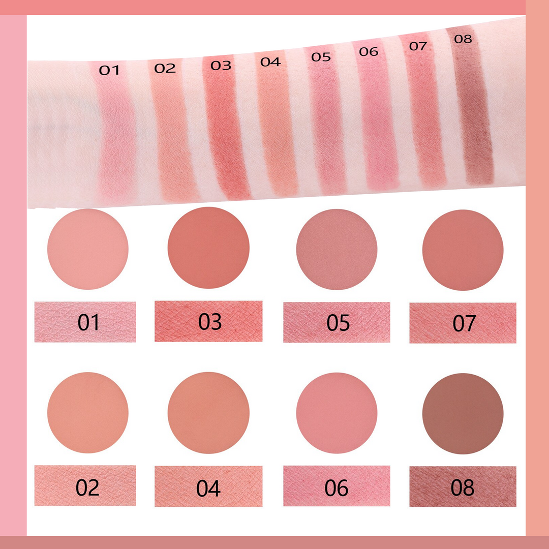 MUICIN - 8 Colors Professional Blusher Palette Best Price in Pakistan