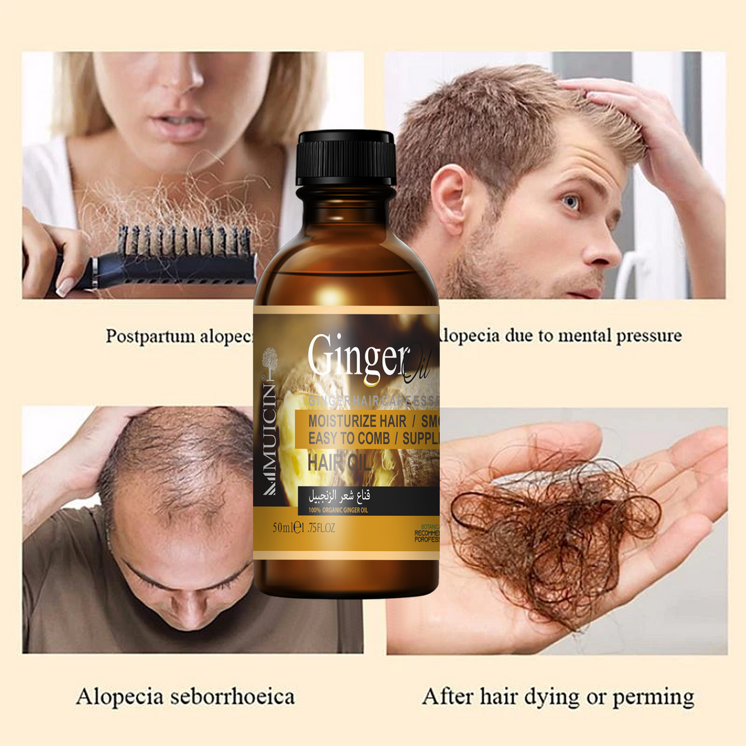 MUICIN - Organic Ginger Hair Growth Oil - 50ml Best Price in Pakistan