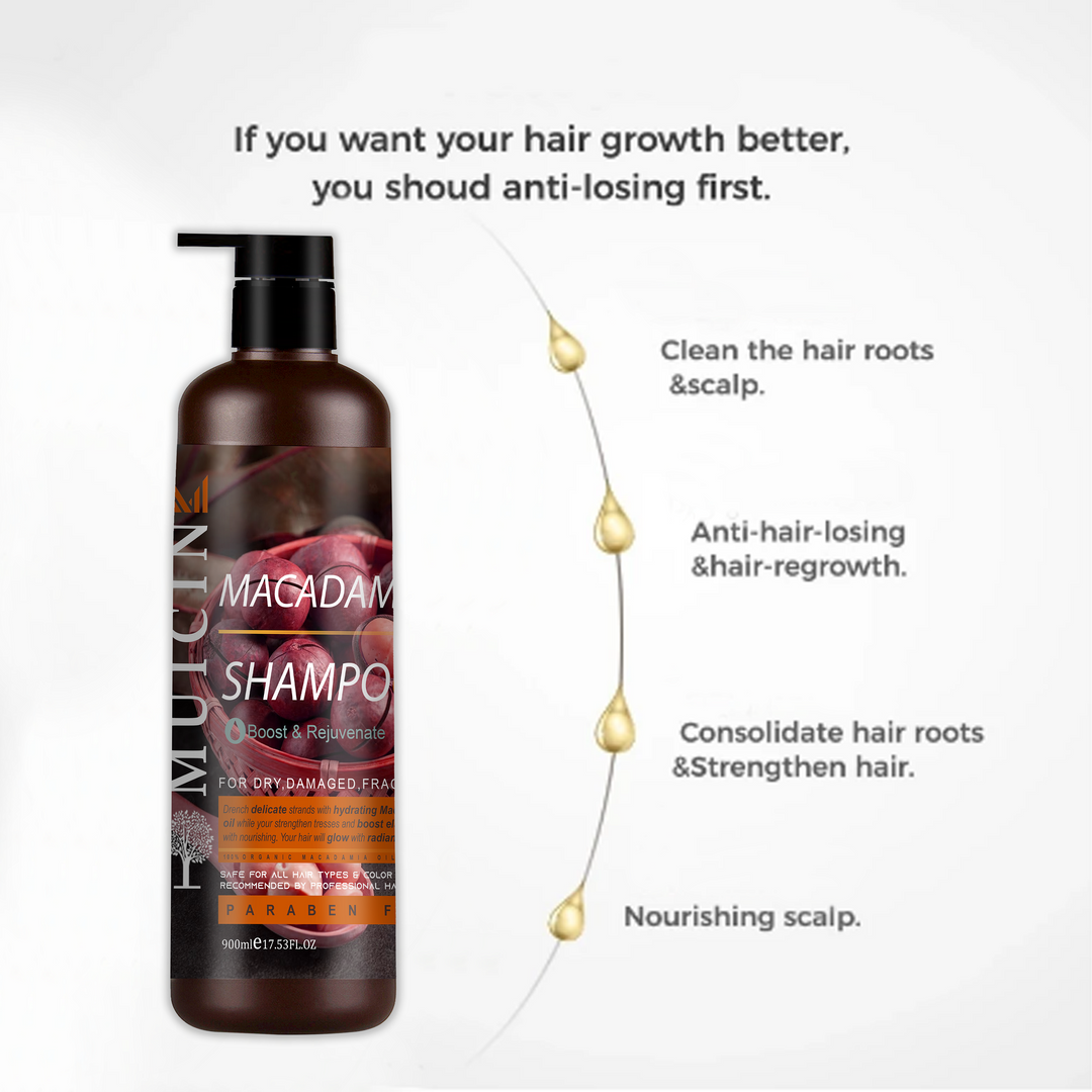 MUICIN - Macadamia Anti Hair Lose Shampoo - 900ml Best Price in Pakistan