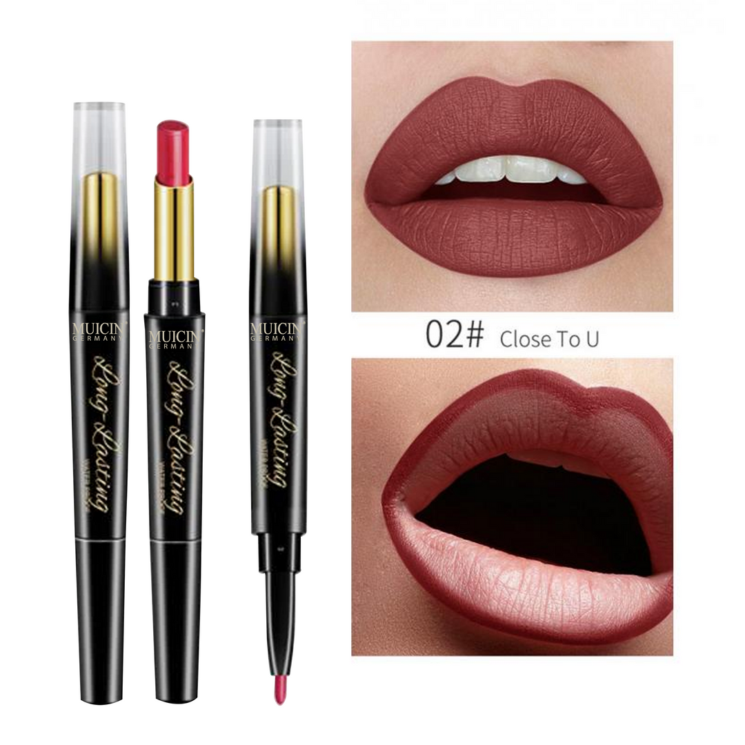 MUICIN - 2 In 1 Lipstick & Lip Liner Best Price in Pakistan