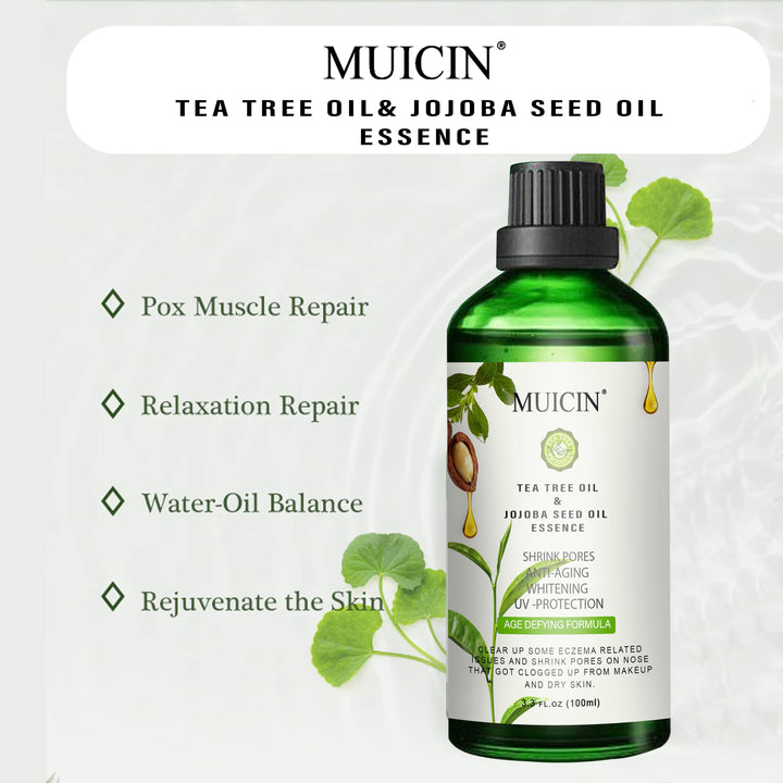 MUICIN - Tea Tree & Jojoba Oil Essence - 100ml Best Price in Pakistan