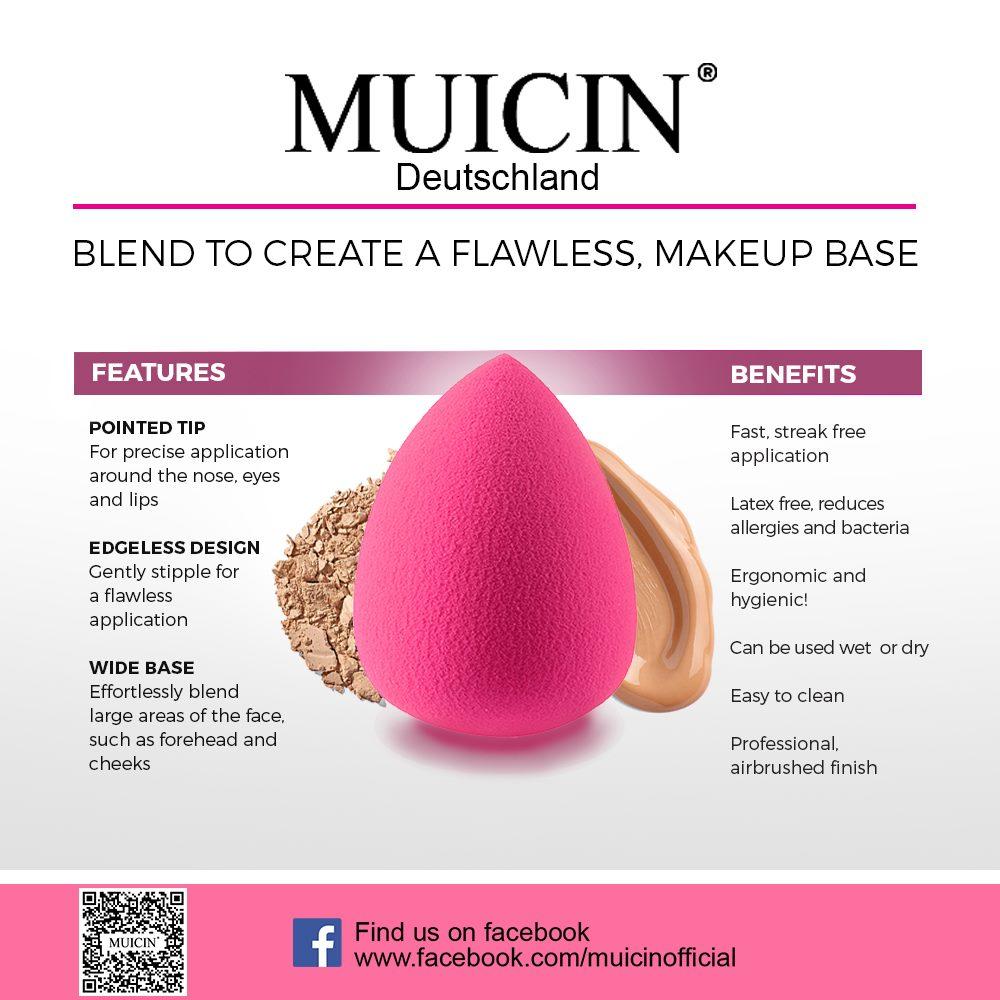 MUICIN - Makeup Blender Pink Sponge Puff Best Price in Pakistan