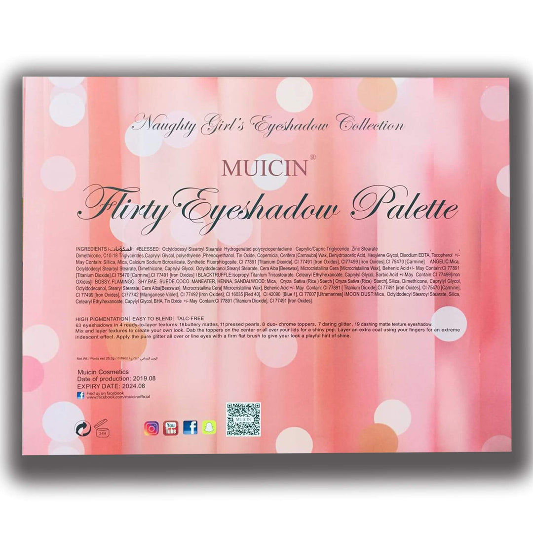 Buy MUICIN - Flirty Eyeshadow Palette 63 Shades Online in Pakistan