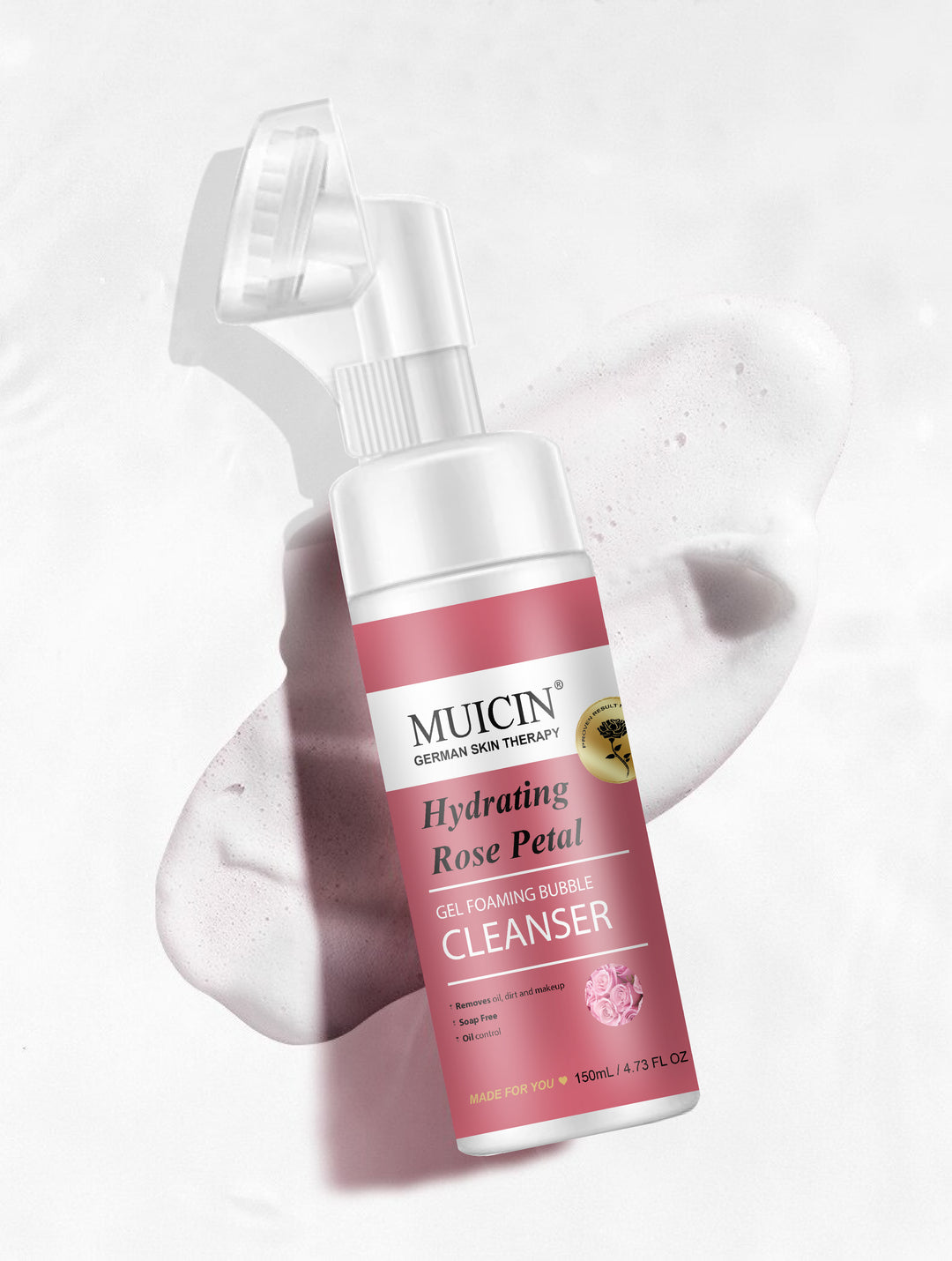 MUICIN - Rose Petal Gel Foaming Bubble Cleanser - 150ml Best Price in Pakistan