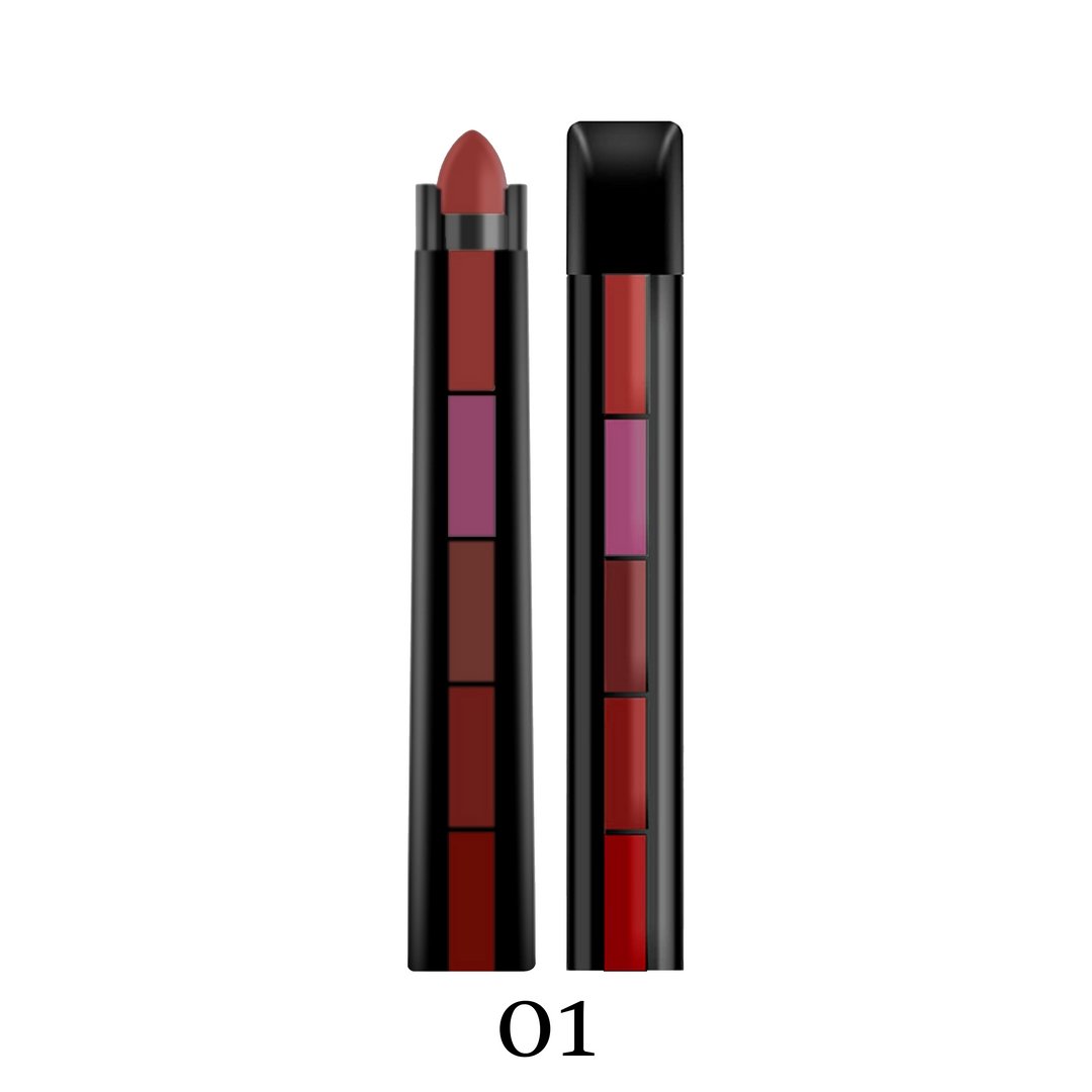 MUICIN - 5 in 1 Matte Lipsticks Best Price in Pakistan