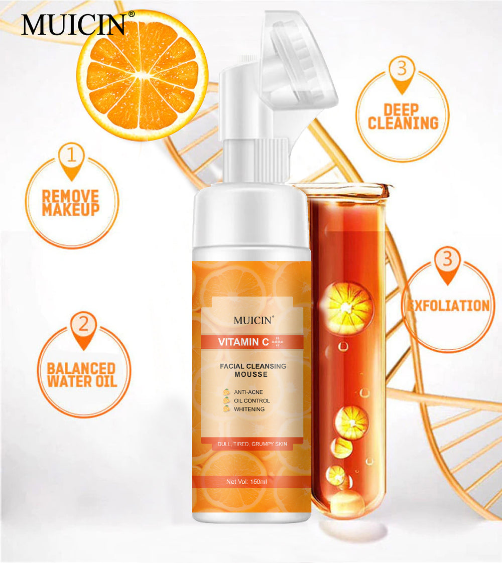 MUICIN - Vitamin C Bubble Foaming Facial Cleanser - 150ml Best Price in Pakistan