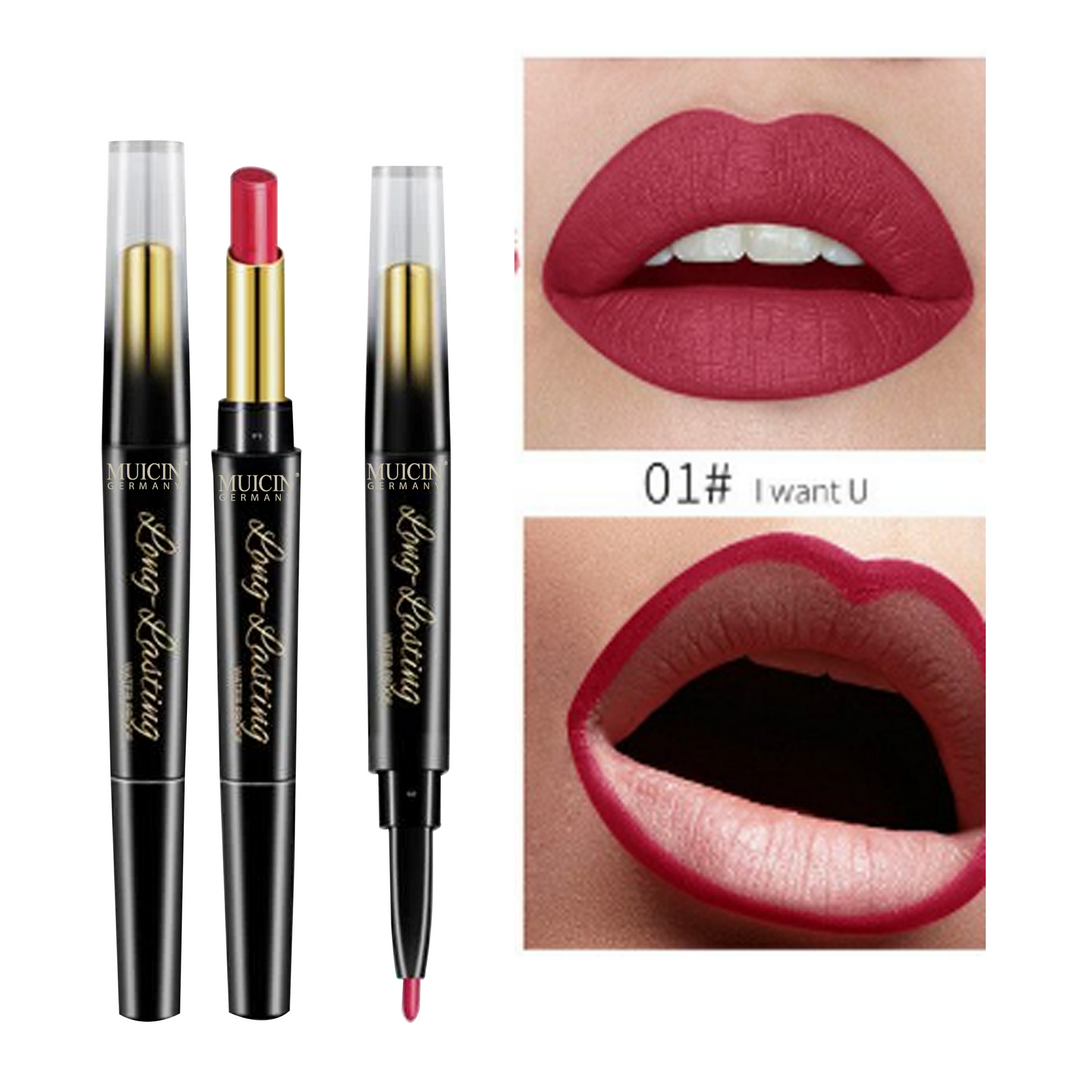 MUICIN - 2 In 1 Lipstick & Lip Liner Best Price in Pakistan