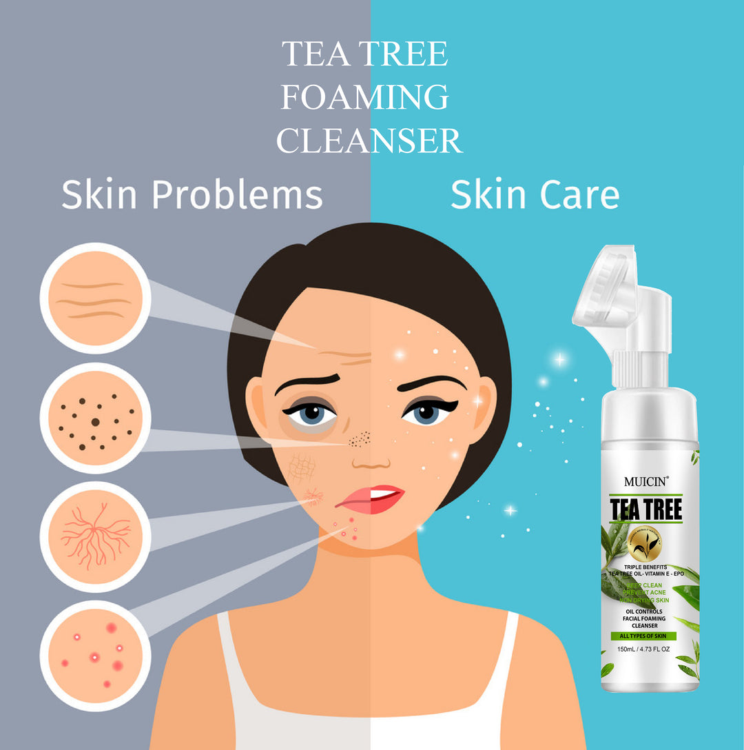 MUICIN - Tea Tree Bubble Foaming Facial Cleanser - 150ml Best Price in Pakistan