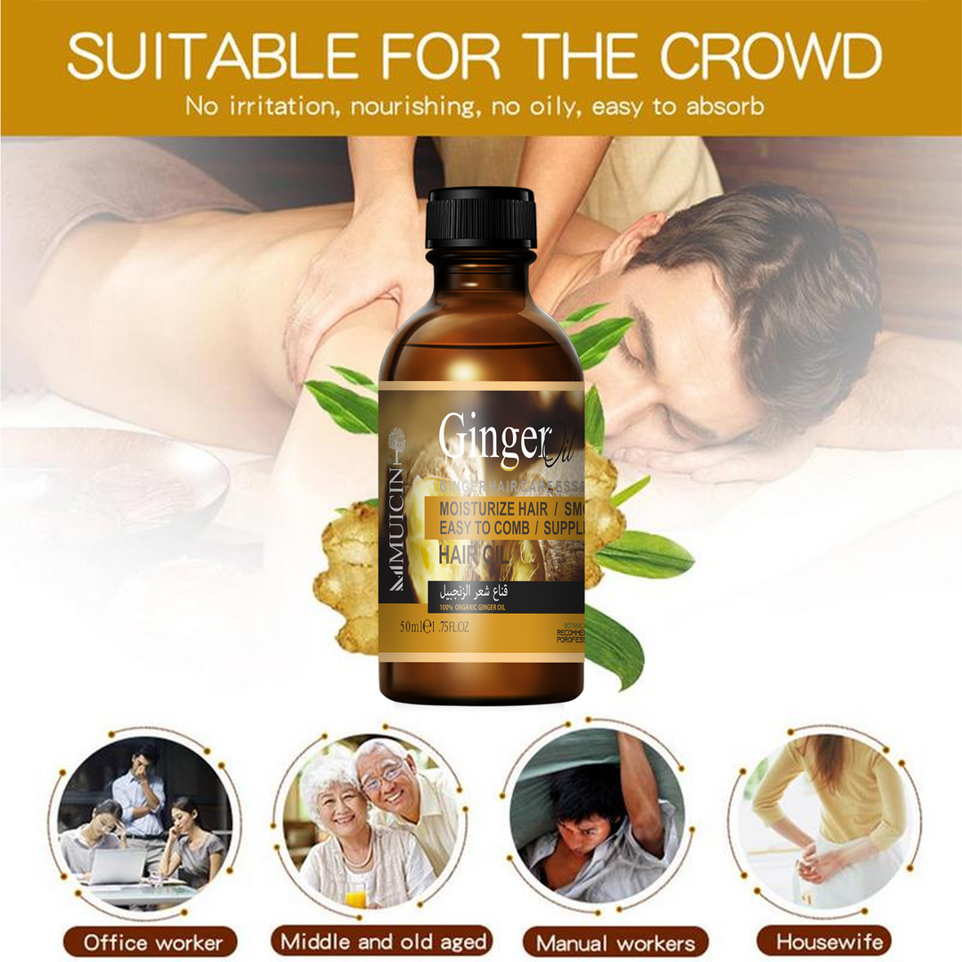 MUICIN - Organic Ginger Hair Growth Oil - 50ml Best Price in Pakistan