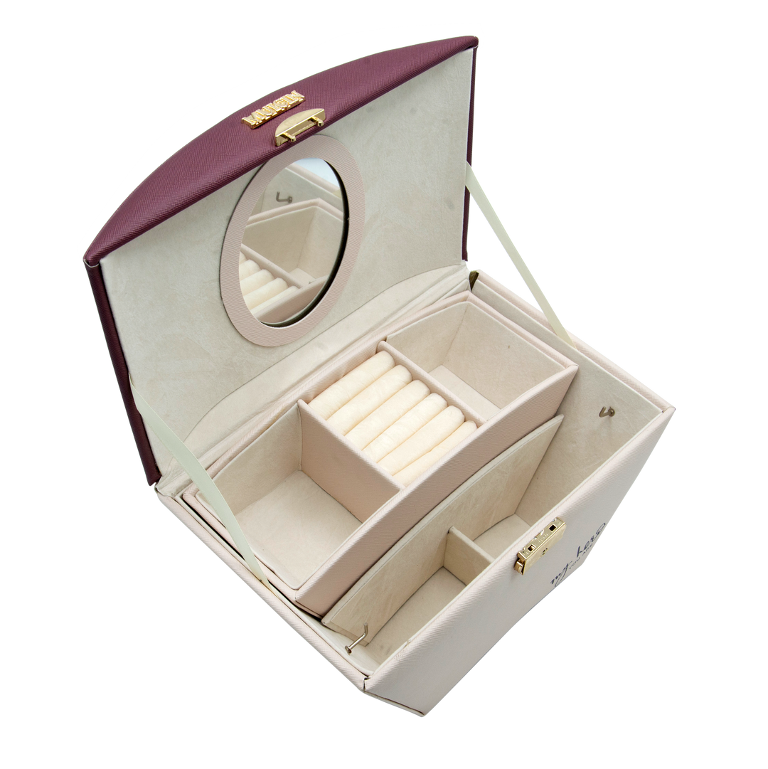 MUICIN - Luxury Cosmetics & Jewelry Box Organizer Dual Color Best Price in Pakistan