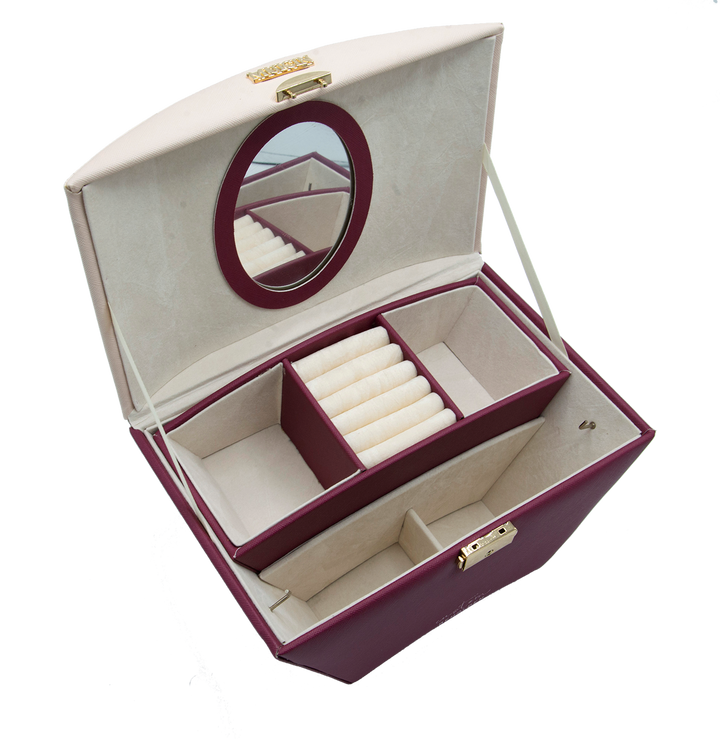 MUICIN - Luxury Cosmetics & Jewelry Box Organizer Dual Color Best Price in Pakistan