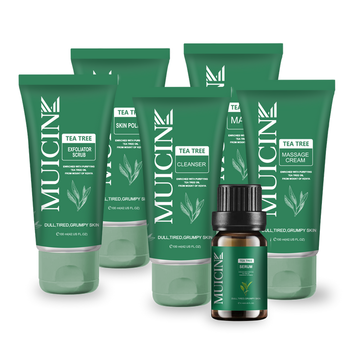 MUICIN - Tea Tree Clear & Clean Facial Kit - 6 Steps Best Price in Pakistan