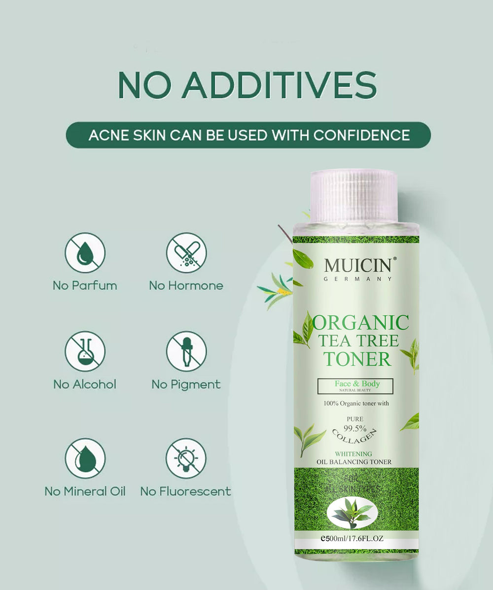 MUICIN - Organic Tea Tree Toner - 500ml Best Price in Pakistan